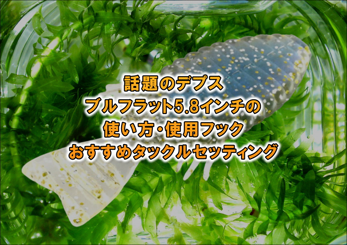 琵琶湖で話題のデプス ブルフラット5.8インチの使い方・使用フック・おすすめタックルセッティング | BLINK