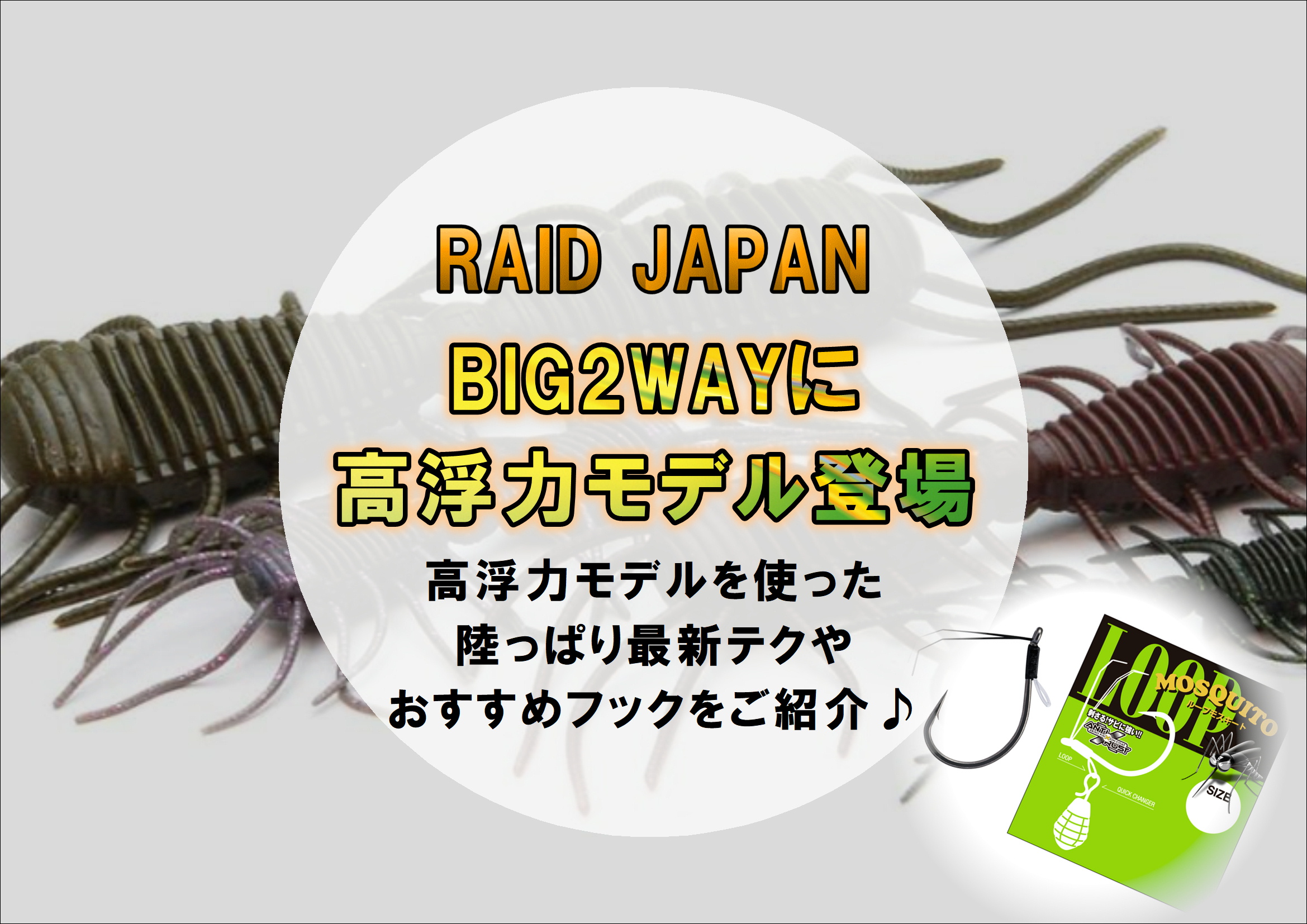 BIG2WAYのフローティングモデル（高浮力）の使い方！オススメの